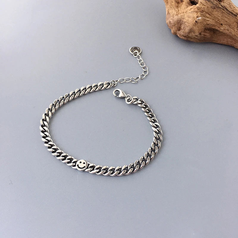 925 Silver Vintage Geometric Bracelets For Women Wedding