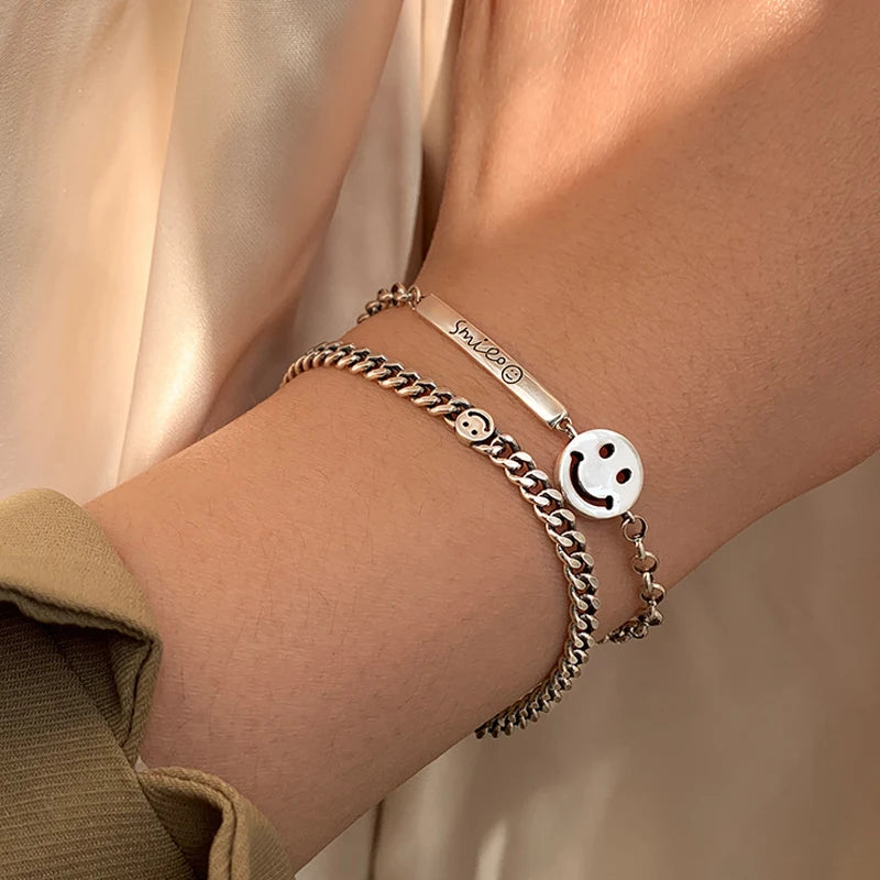 925 Silver Vintage Geometric Bracelets For Women Wedding