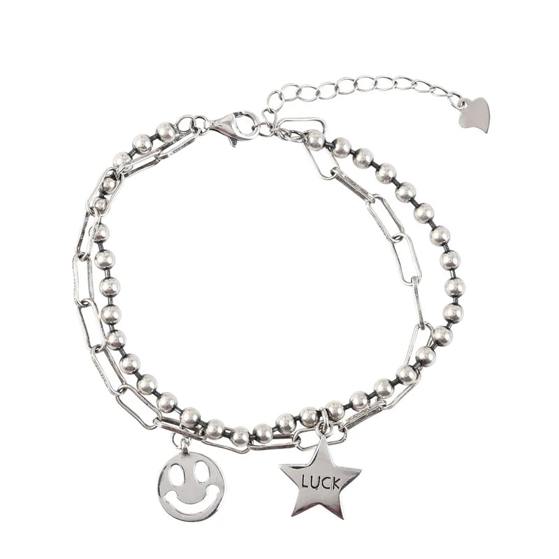 925 Silver Vintage Geometric Bracelets For Women Wedding