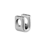 925 Silver U Alphabet Charms for Bracelet DIY Beads