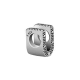 925 Silver U Alphabet Charms for Bracelet DIY Beads