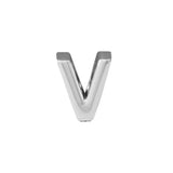 925 Silver Letter V Alphabet Charm for Bracelet DIY Beads