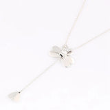 925 Sterling Silver Four-Leaf Clover Necklace for Women