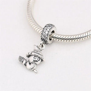 925 Silver Snake CZ Dangle Charms for Bracelets & Necklaces
