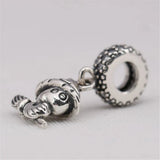 925 Silver Snake CZ Dangle Charms for Bracelets & Necklaces
