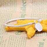 925 Sterling Silver Snake Chain Bracelet with Pave Padlock Clasp