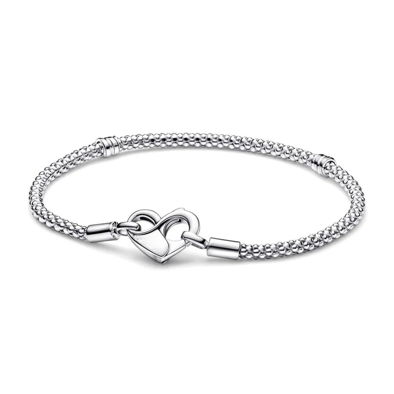 925 Silver Chain Bracelet for Women Bead Charm Jewelry