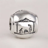 925 Silver Nacht Silent Night Charms for DIY Jewelry