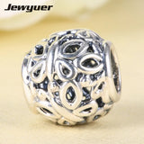 925 Sterling Silver Butterfly and Flowers Charms Beads for Bracelet