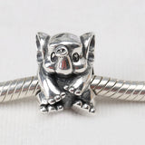 925 Silver Elephant Charm Bead for Bracelet