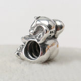 925 Silver Elephant Charm Bead for Bracelet