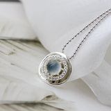 925 Silver Moonstone Pendant Lady Wedding Party Fine Jewelry