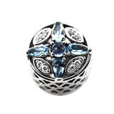 925 Sterling Silver Frost Charms Beads Europe Bracelets