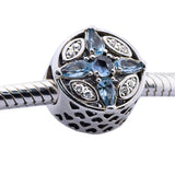 925 Sterling Silver Frost Charms Beads Europe Bracelets