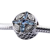 925 Sterling Silver Frost Charms Beads Europe Bracelets