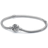 925 Silver Peace Knot Firecracker Bracelet for DIY Jewelry