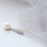 925 Silver Pendant Natural Baroque Pearl High Jewelry Gift