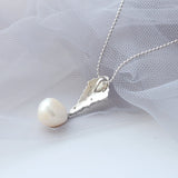 925 Silver Pendant Natural Baroque Pearl High Jewelry Gift