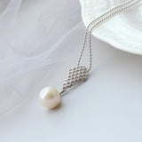 925 Silver Pendant Natural Baroque Pearl High Jewelry Gift