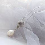 925 Silver Pendant Natural Baroque Pearl High Jewelry Gift