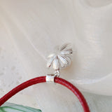 925 Silver Pendant Natural Freshwater Pearl Petal Pendant Lady Jewelry Gift