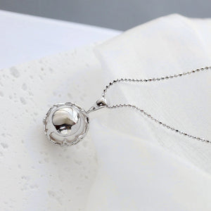 925 Silver Pendant Natural Freshwater Pearl Inlay Women Jewelry Gift