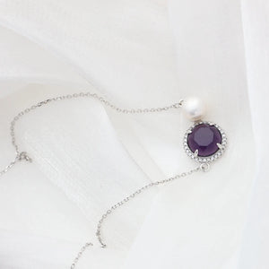 925 Silver Pendant Freshwater Pearl Necklace Gift