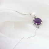 925 Silver Pendant Freshwater Pearl Necklace Gift