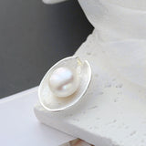 925 Silver Pendant Inlaid Freshwater Pearl Lady Pendants