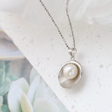 925 Silver Pendant Natural Freshwater Pearl Lady Pendants