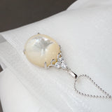 925 Silver Pendant Natural Pearl Shellfish Lady Silver Ornament