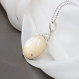 925 Silver Pendant Natural Pearl Shellfish Lady Silver Ornament