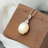 925 Silver Pendant Natural Pearl Shellfish Lady Silver Ornament