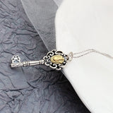 925 Silver Retro Charm Pendant Nostalgia Style Fashion Jewelry