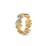 925 Silver Princess Tiara Crown CZ Rings for Women
