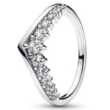925 Silver Ring Rectangular Bars Wish Herbarium Cluster Tiara Crown Star Ring