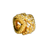 925 Silver Dazzling Grain Swirls Charms for Bracelet
