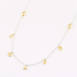 925 Silver Loved Script Necklace for Women