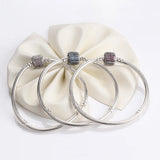 925 Silver Signature Clasp Crystal Snake Pan Bracelet Bangle Women Jewelry