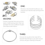 925 Silver Snake Chain Bracelet Bangle with Lobster Clasp