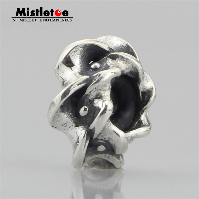 925 Sterling Silver Spacer Stopper Bead Charm for European Bracelet