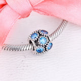 925 Silver Sparkling Circles Beads for European Charms Bracelet