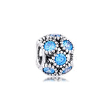 925 Silver Sparkling Circles Beads for European Charms Bracelet
