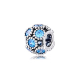 925 Silver Sparkling Circles Beads for European Charms Bracelet