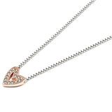 925 Silver Heart Necklace for Women DIY Jewelry