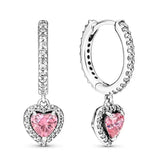 925 Silver Freshwater Pearl Hoop Earrings Wedding Gift