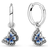 925 Silver Freshwater Pearl Hoop Earrings Wedding Gift