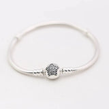 925 Silver Star Crystal Bracelet Charm Pendant