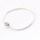 925 Silver Star Crystal Bracelet Charm Pendant