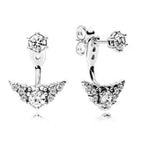 925 Silver Spiritual Feathers Earrings For Women Wedding Gift